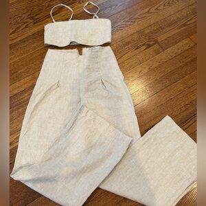 Reformation Cleo Linen Two Piece